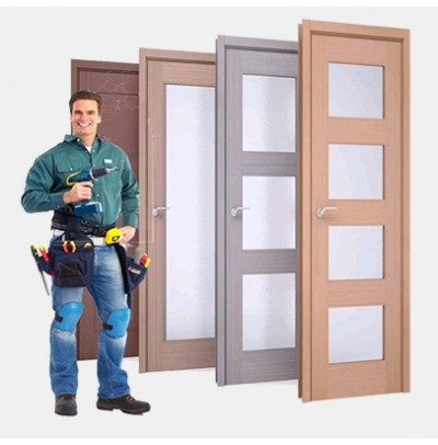 Монтаж дверных блоков