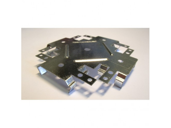 Хрестоподібний кронштейн (краб) однорівневий (0.8 мм)