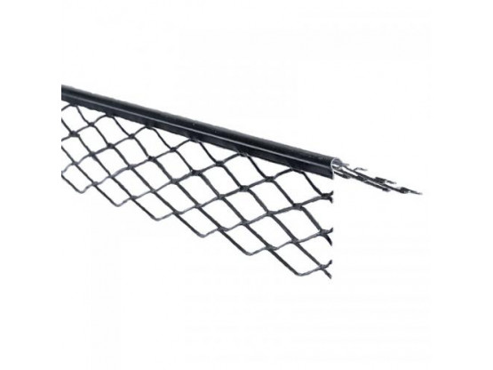 Кутник для мокрих штукатурок металевий (0.35), 2.5 м