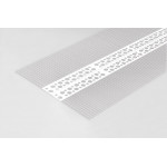 Кутник перфорований із сіткою (7x7 см) пластиковий, 3 м