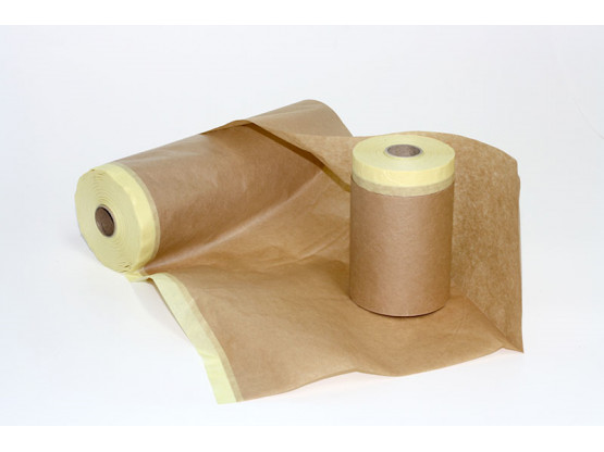 Малярна стрічка з паперовим відворотом (18 см), 20 м