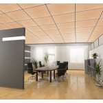 Плита підвісної стелі AMF THERMATEX Varioline Wood Birch 600x600х24 мм Vector