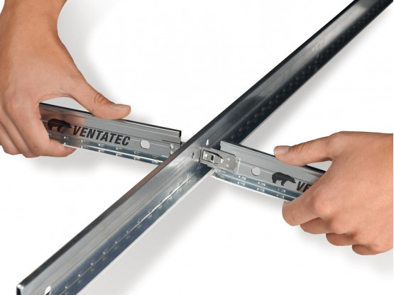 Профіль поперечний AMF DONN T-24 (Білий), 1.2 м