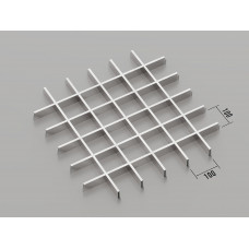 Стеля ГРИЛЬЯТО 100x100 мм класичне хром