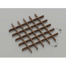 Стеля ГРИЛЬЯТО 100x100 мм класичне темне дерево