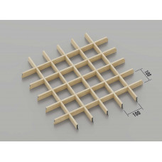 Стеля ГРИЛЬЯТО 100x100 мм класичне світле дерево