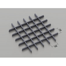 Стеля ГРИЛЬЯТО 100x100 мм класичне RAL 7024, графіт