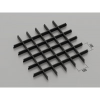 Грильято класичне (RAL 9005), 100x100 мм