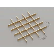 Стеля ГРИЛЬЯТО 120x120 мм класичне золото