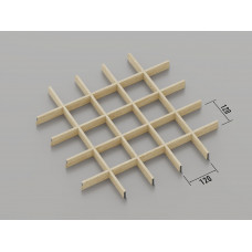 Стеля ГРИЛЬЯТО 120x120 мм класичне світле дерево