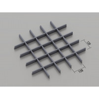 Грильято класичне (RAL 7024), 120x120 мм