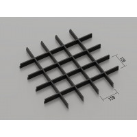 Грильято класичне (RAL 9005), 120x120 мм