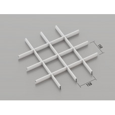 Стеля ГРИЛЬЯТО 150x150 мм класичне RAL 9003, білий