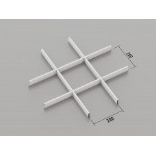 Стеля ГРИЛЬЯТО 200x200 мм класичне RAL 9003, білий