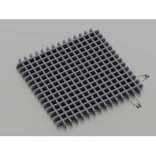 Стеля ГРИЛЬЯТО 40x40 мм класичне RAL 7024, графіт