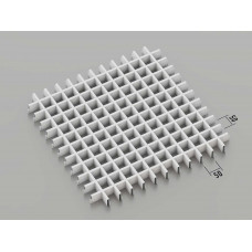 Стеля ГРИЛЬЯТО 50x50 мм класичне RAL 9003, білий