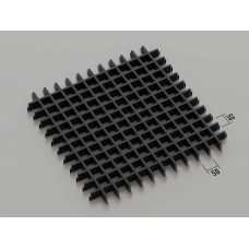 Стеля ГРИЛЬЯТО 50x50 мм класичне RAL 9005, чорний