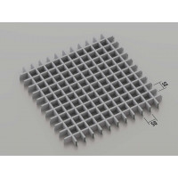 Грильято класичне (RAL 9006), 50x50 мм