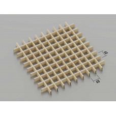 Стеля ГРИЛЬЯТО 60x60 мм класичне світле дерево