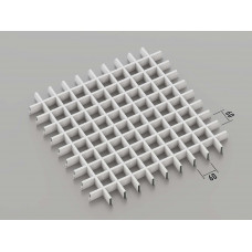 Стеля ГРИЛЬЯТО 60x60 мм класичне RAL 9003, білий