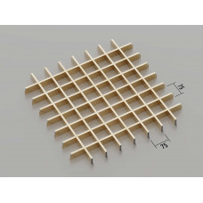 Стеля ГРИЛЬЯТО 75x75 мм класичне золото