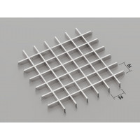 Грильято класичне (Хром), 86x86 мм