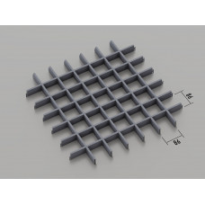 Стеля ГРИЛЬЯТО 86x86 мм класичне RAL 7024, графіт