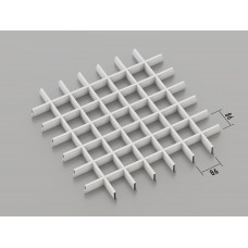 Стеля ГРИЛЬЯТО 86x86 мм класичне RAL 9003, білий