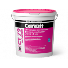 Штукатурка еластомірна <<камінцева>> Ceresit СТ 79 IMPACTUM 25кг