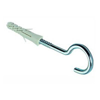 Розпірний дюбель ( 10x50 ) з шурупом з круглим крюком (6,0)