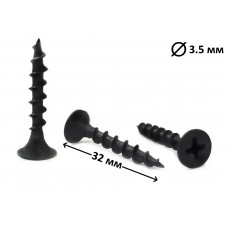 Шуруп по дереву 3,5x32 мм для гіпсокартону, 1000 шт