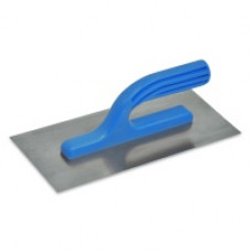 Гладилка нержавіюча з пластиковою ручкою 125х270 мм, зуб 10х10 мм