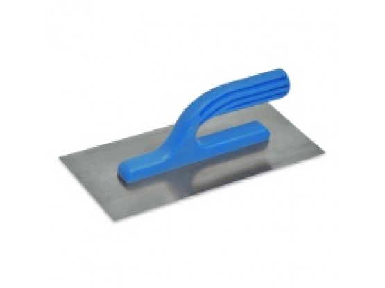 Гладилка нержавіюча з пластиковою ручкою 125х270 мм, зуб 6x6 мм