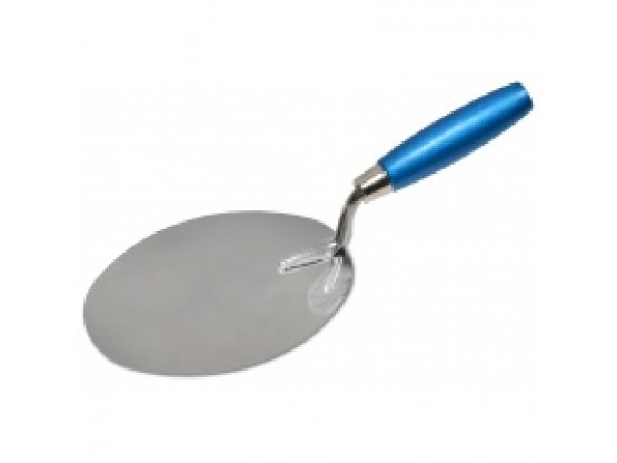 Кельма штукатурна сталева з нержавіючим покриттям, овальна 150 мм