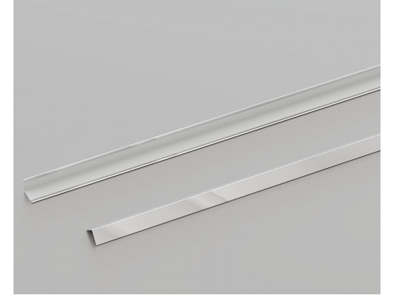 Пристінний кутник КЗС L-подібний (Хром), 3 м