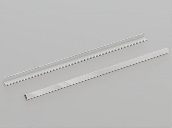 Пристінний кутник КЗС L-подібний (Хром), 3 м