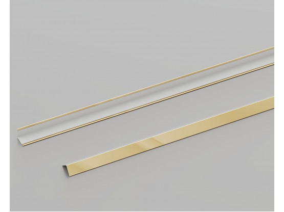 Пристінний кутник КЗС L-подібний (Золото), 3 м