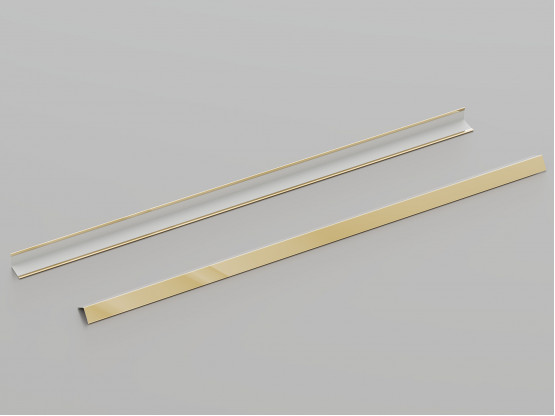 Пристінний кутник КЗС L-подібний (Золото), 3 м