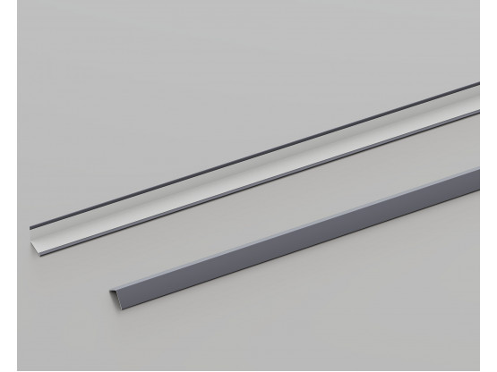 Пристінний кутник КЗС L-подібний (RAL 7024), 3 м