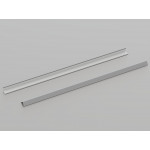 Пристінний кутник КЗС L-подібний (RAL 9006), 3 м