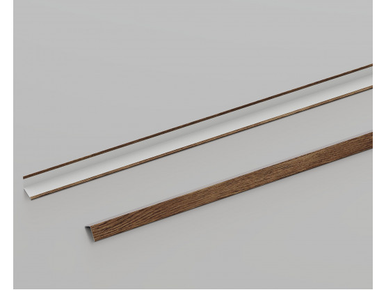 Пристінний кутник КЗС L-подібний (Темне дерево), 3 м