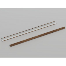 Пристінний кутник КЗС L-подібний (Темне дерево), 3 м