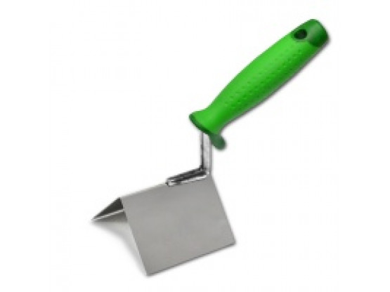 Мастерок нержавіючий для зовнішніх кутів 8х6х6 см