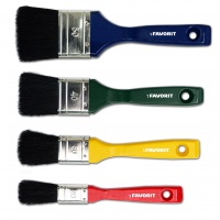 Набір пензлів для лаку, чорний ворс 4 шт