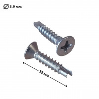 Саморіз віконний 3.9x19, 1000 шт