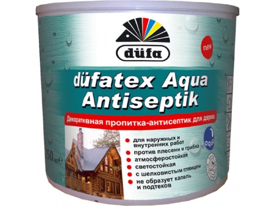 Грунтовка-антисептик Dufatex Aqua Antiseptik (Кольори)