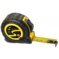 Рулетка, прогумований корпус, 2 фунції 8 м х 32 мм