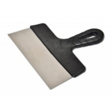 Шпатель нержавіючий з пластиковою ручкою 150мм