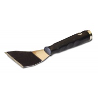 Шпательна лопатка сталева з нержавіючим покриттям, вигнуте лезо 75 мм