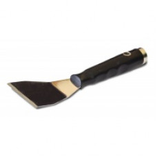 Шпательна лопатка сталева з нержавіючим покриттям, вигнуте лезо 75 мм